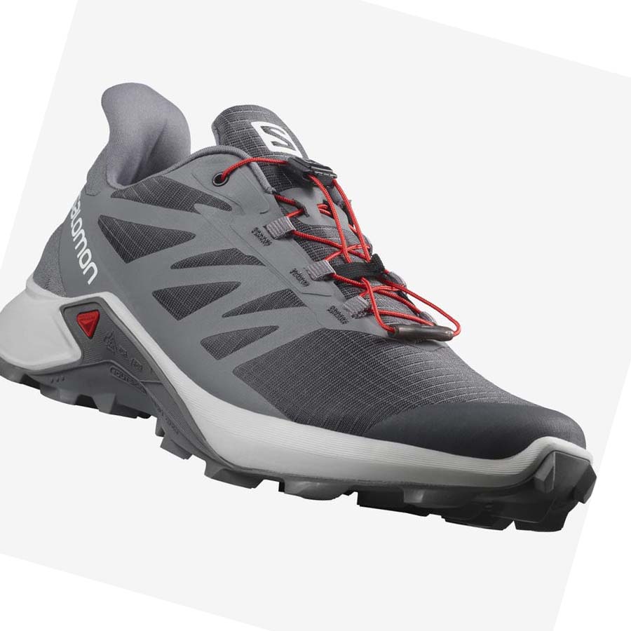 Tenis Para Trail Running Salomon SUPERCROSS 3 Hombre Grises | MX 3520HAP